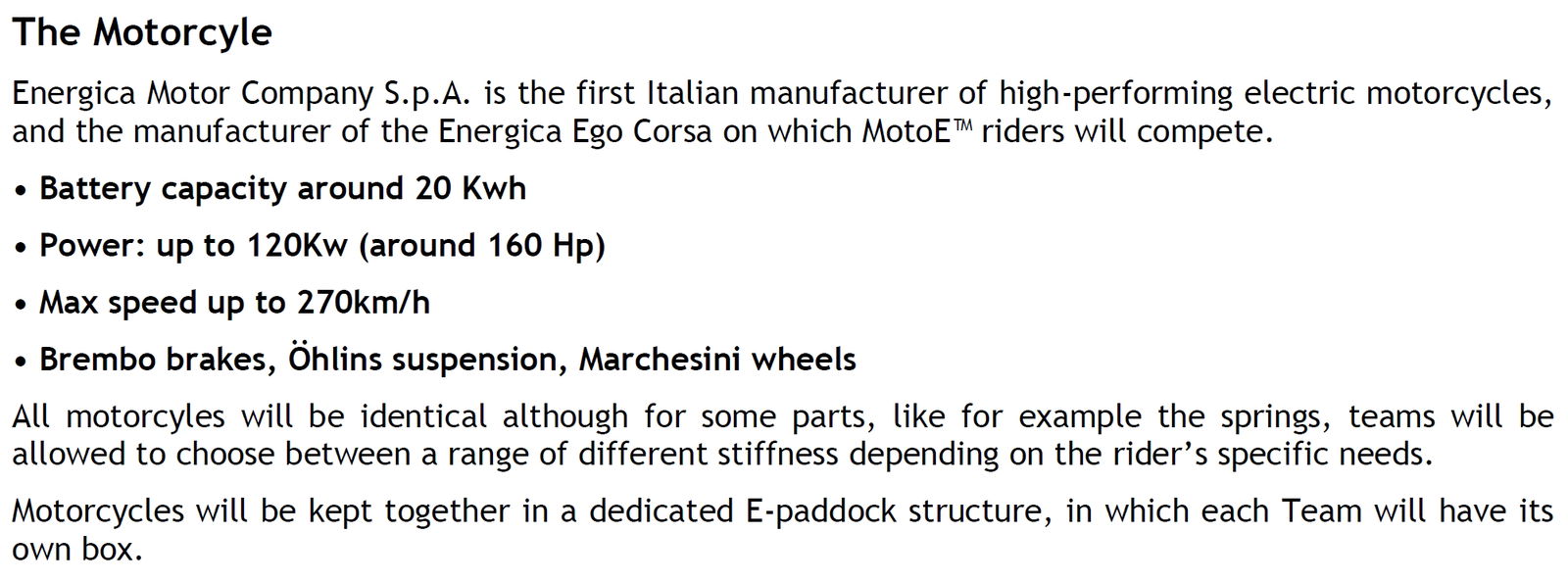 MotoE: Flat-out from start to finish